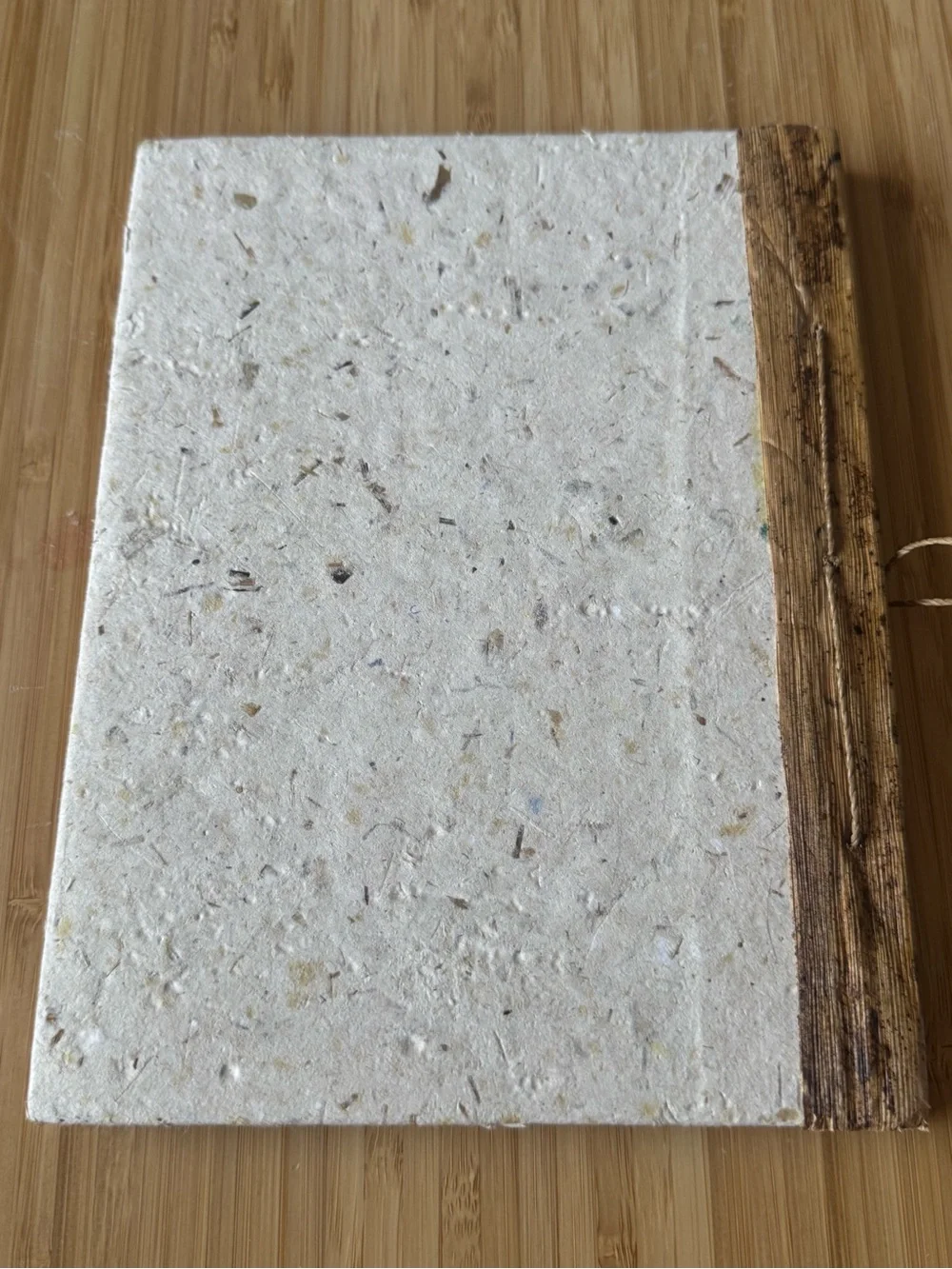 Planner with handmade paper